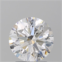 Natural Diamond 2.09 Carats, Round with Excellent Cut, D Color, FL Clarity and Certified by GIA