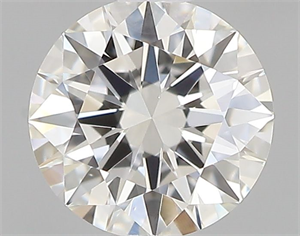 Picture of Natural Diamond 0.41 Carats, Round with Excellent Cut, I Color, VS1 Clarity and Certified by GIA