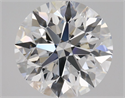 Natural Diamond 1.40 Carats, Round with Excellent Cut, D Color, VVS1 Clarity and Certified by GIA