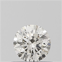 Natural Diamond 0.41 Carats, Round with Excellent Cut, J Color, SI2 Clarity and Certified by GIA