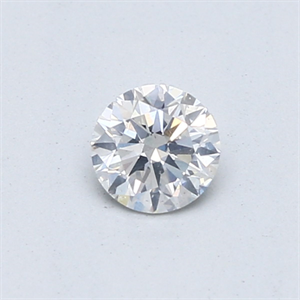 Picture of Natural Diamond 0.40 Carats, Round with Very Good Cut, E Color, I1 Clarity and Certified by GIA