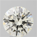 Natural Diamond 4.08 Carats, Round with Excellent Cut, K Color, VS1 Clarity and Certified by IGI