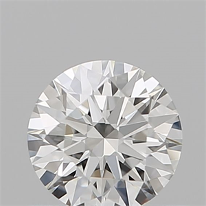 Picture of Natural Diamond 0.42 Carats, Round with Excellent Cut, H Color, VVS1 Clarity and Certified by GIA