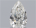 Natural Diamond 1.00 Carats, Pear with  Cut, H Color, SI2 Clarity and Certified by GIA