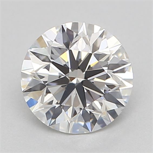 Picture of Natural Diamond 0.42 Carats, Round with Excellent Cut, E Color, VS2 Clarity and Certified by GIA