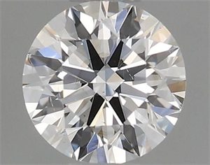 Picture of Natural Diamond 0.40 Carats, Round with Excellent Cut, G Color, VS2 Clarity and Certified by GIA