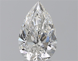 Picture of Natural Diamond 2.00 Carats, Pear with  Cut, F Color, SI2 Clarity and Certified by GIA