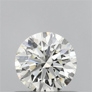 Picture of Natural Diamond 0.45 Carats, Round with Excellent Cut, I Color, VS1 Clarity and Certified by IGI