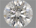 Natural Diamond 0.42 Carats, Round with Excellent Cut, G Color, I1 Clarity and Certified by GIA