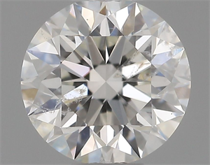 Picture of Natural Diamond 0.42 Carats, Round with Excellent Cut, G Color, I1 Clarity and Certified by GIA