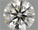 Natural Diamond 0.41 Carats, Round with Excellent Cut, H Color, SI2 Clarity and Certified by IGI