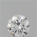 Natural Diamond 0.40 Carats, Round with Excellent Cut, D Color, SI2 Clarity and Certified by GIA