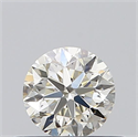 Natural Diamond 0.40 Carats, Round with Very Good Cut, K Color, VVS2 Clarity and Certified by GIA