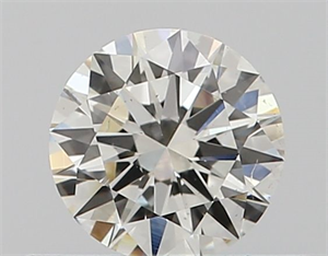 Picture of Natural Diamond 0.40 Carats, Round with Excellent Cut, I Color, SI1 Clarity and Certified by GIA