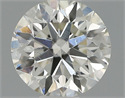 Natural Diamond 0.40 Carats, Round with Excellent Cut, H Color, SI1 Clarity and Certified by IGI