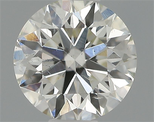 Picture of Natural Diamond 0.40 Carats, Round with Excellent Cut, H Color, SI1 Clarity and Certified by IGI