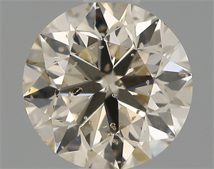 Picture of Natural Diamond 0.70 Carats, Round with Very Good Cut, K Color, SI2 Clarity and Certified by IGI