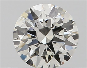 Picture of Natural Diamond 0.46 Carats, Round with Excellent Cut, I Color, SI1 Clarity and Certified by GIA