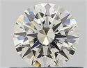 Natural Diamond 0.50 Carats, Round with Excellent Cut, K Color, VVS2 Clarity and Certified by GIA