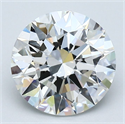 Natural Diamond 2.22 Carats, Round with Excellent Cut, G Color, VVS2 Clarity and Certified by GIA