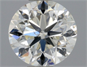 Natural Diamond 0.40 Carats, Round with Very Good Cut, J Color, SI2 Clarity and Certified by GIA