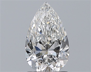 Picture of Natural Diamond 1.01 Carats, Pear with  Cut, F Color, VS2 Clarity and Certified by GIA