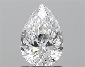 Picture of Natural Diamond 1.20 Carats, Pear with  Cut, E Color, VS1 Clarity and Certified by GIA