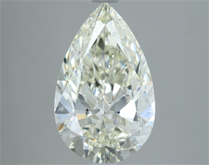 Picture of Natural Diamond 3.01 Carats, Pear with  Cut, J Color, VS1 Clarity and Certified by IGI