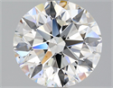 Natural Diamond 2.01 Carats, Round with Excellent Cut, F Color, VS2 Clarity and Certified by GIA