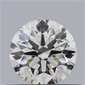 Natural Diamond 0.40 Carats, Round with Excellent Cut, J Color, VS2 Clarity and Certified by GIA