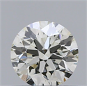 Natural Diamond 0.40 Carats, Round with Excellent Cut, I Color, SI1 Clarity and Certified by IGI