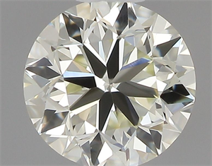 Picture of Natural Diamond 0.40 Carats, Round with Very Good Cut, K Color, IF Clarity and Certified by IGI