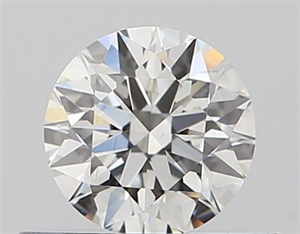 Picture of Natural Diamond 0.40 Carats, Round with Excellent Cut, G Color, VS2 Clarity and Certified by GIA