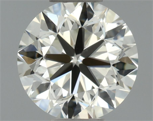 Picture of Natural Diamond 0.40 Carats, Round with Very Good Cut, K Color, VS1 Clarity and Certified by GIA