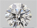 Natural Diamond 0.40 Carats, Round with Excellent Cut, F Color, VVS1 Clarity and Certified by GIA