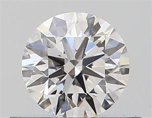 Picture of Natural Diamond 0.40 Carats, Round with Excellent Cut, F Color, VVS1 Clarity and Certified by GIA