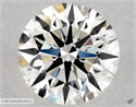 Natural Diamond 0.40 Carats, Round with Excellent Cut, H Color, VS1 Clarity and Certified by GIA