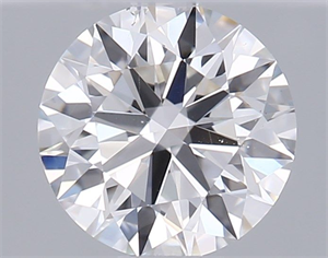 Picture of Natural Diamond 0.46 Carats, Round with Excellent Cut, G Color, SI1 Clarity and Certified by GIA