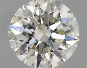 Picture of Natural Diamond 0.60 Carats, Round with Excellent Cut, I Color, SI2 Clarity and Certified by IGI