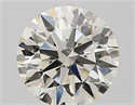 Natural Diamond 0.56 Carats, Round with Excellent Cut, K Color, SI2 Clarity and Certified by GIA