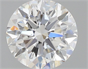 Natural Diamond 0.40 Carats, Round with Very Good Cut, E Color, VS2 Clarity and Certified by GIA