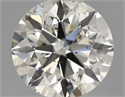 Natural Diamond 0.40 Carats, Round with Excellent Cut, K Color, SI2 Clarity and Certified by GIA