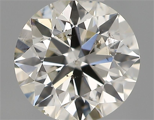 Picture of Natural Diamond 0.40 Carats, Round with Excellent Cut, K Color, SI2 Clarity and Certified by GIA