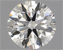 Natural Diamond 2.01 Carats, Round with Excellent Cut, J Color, VS1 Clarity and Certified by GIA