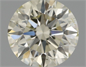 Natural Diamond 0.51 Carats, Round with Excellent Cut, K Color, SI1 Clarity and Certified by IGI