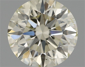 Picture of Natural Diamond 0.51 Carats, Round with Excellent Cut, K Color, SI1 Clarity and Certified by IGI