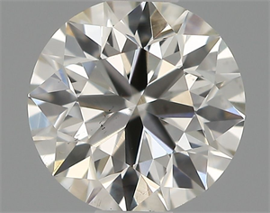 Picture of Natural Diamond 0.54 Carats, Round with Excellent Cut, H Color, VS2 Clarity and Certified by IGI