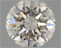 Natural Diamond 0.44 Carats, Round with Excellent Cut, J Color, VS1 Clarity and Certified by IGI