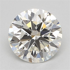 Picture of Natural Diamond 0.50 Carats, Round with Excellent Cut, I Color, VS2 Clarity and Certified by GIA