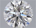 Natural Diamond 0.40 Carats, Round with Very Good Cut, H Color, SI1 Clarity and Certified by GIA